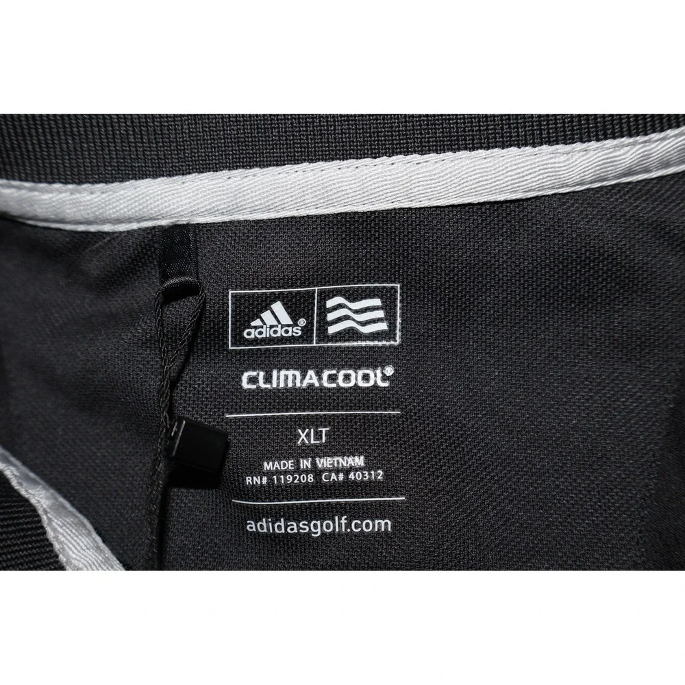 RARE Adidas Polo Shirt Mens XLT Gray NBA TV Logo Basketball 3-Stripes X22289 NEW